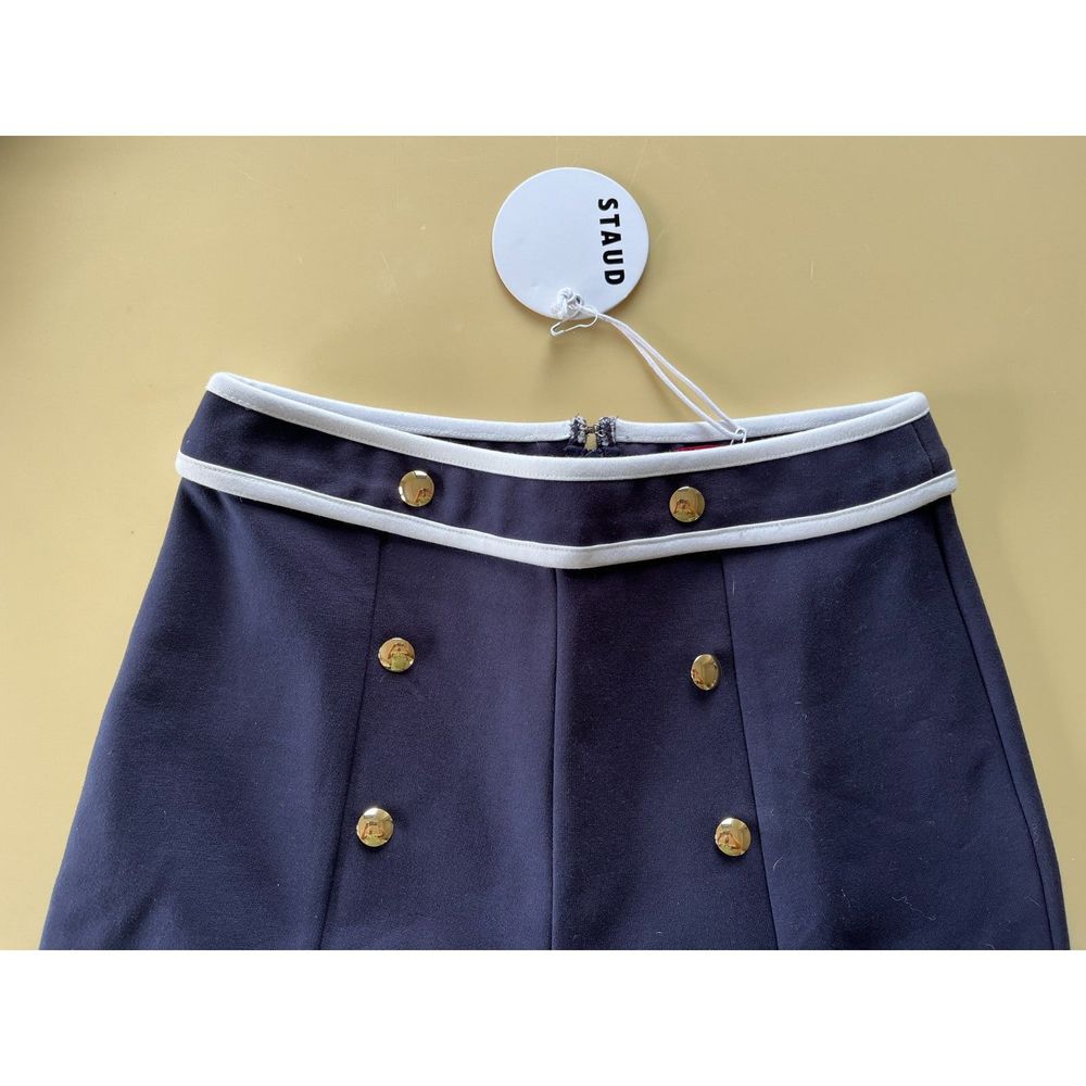 Staud Sailor Pants flare BNWT small stretch, nautical, breton, birkin - Picture 4 of 6